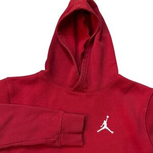 Jordan Hoodie Youth Size Large 12-13‎ Yrs Red/Maroon Jumpman Logo Hooded